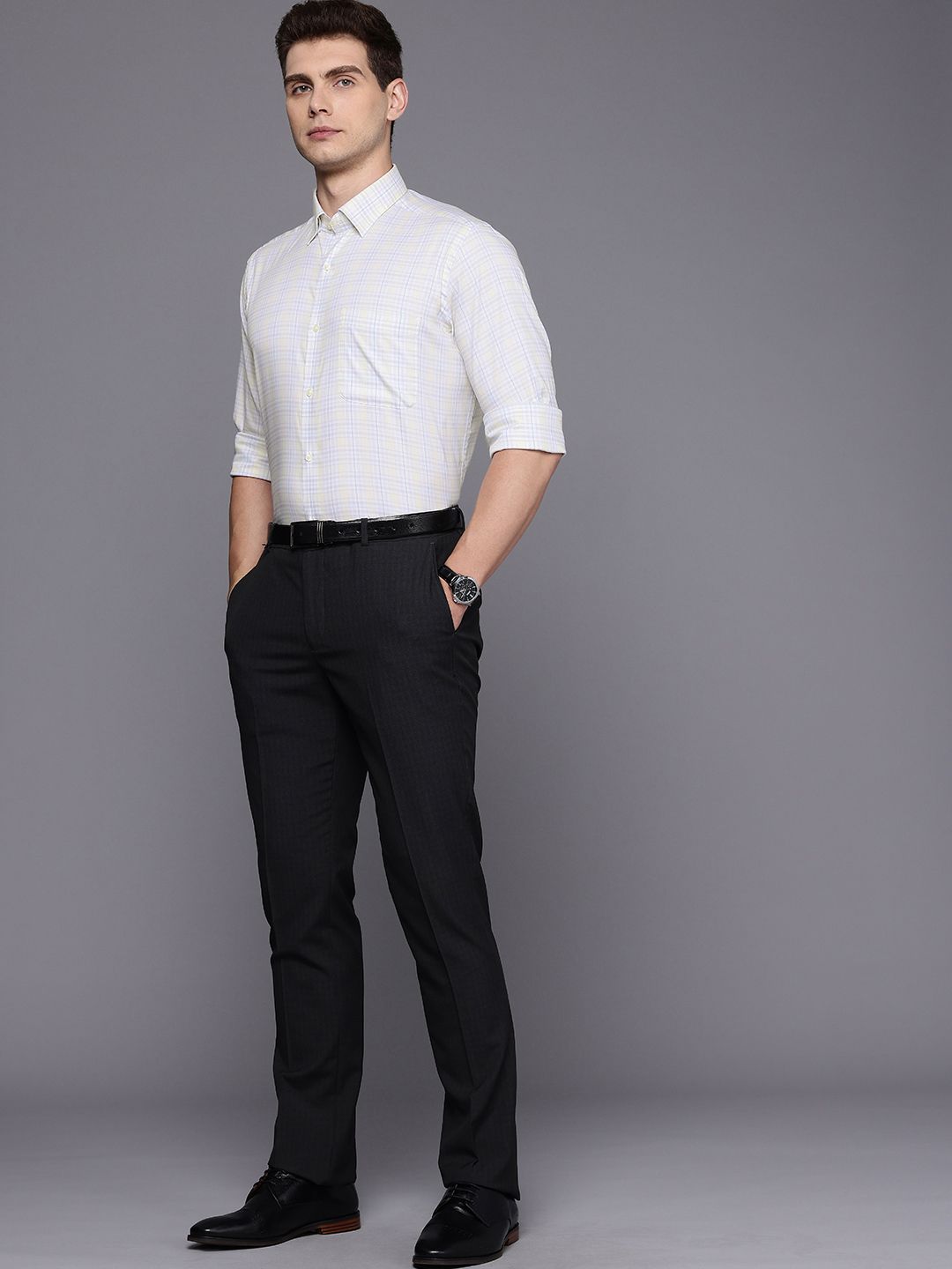 Raymond Checked Formal Shirt