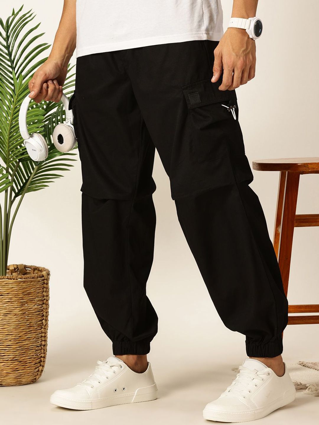 Thomas Scott Men Comfort Easy Wash Joggers Trousers
