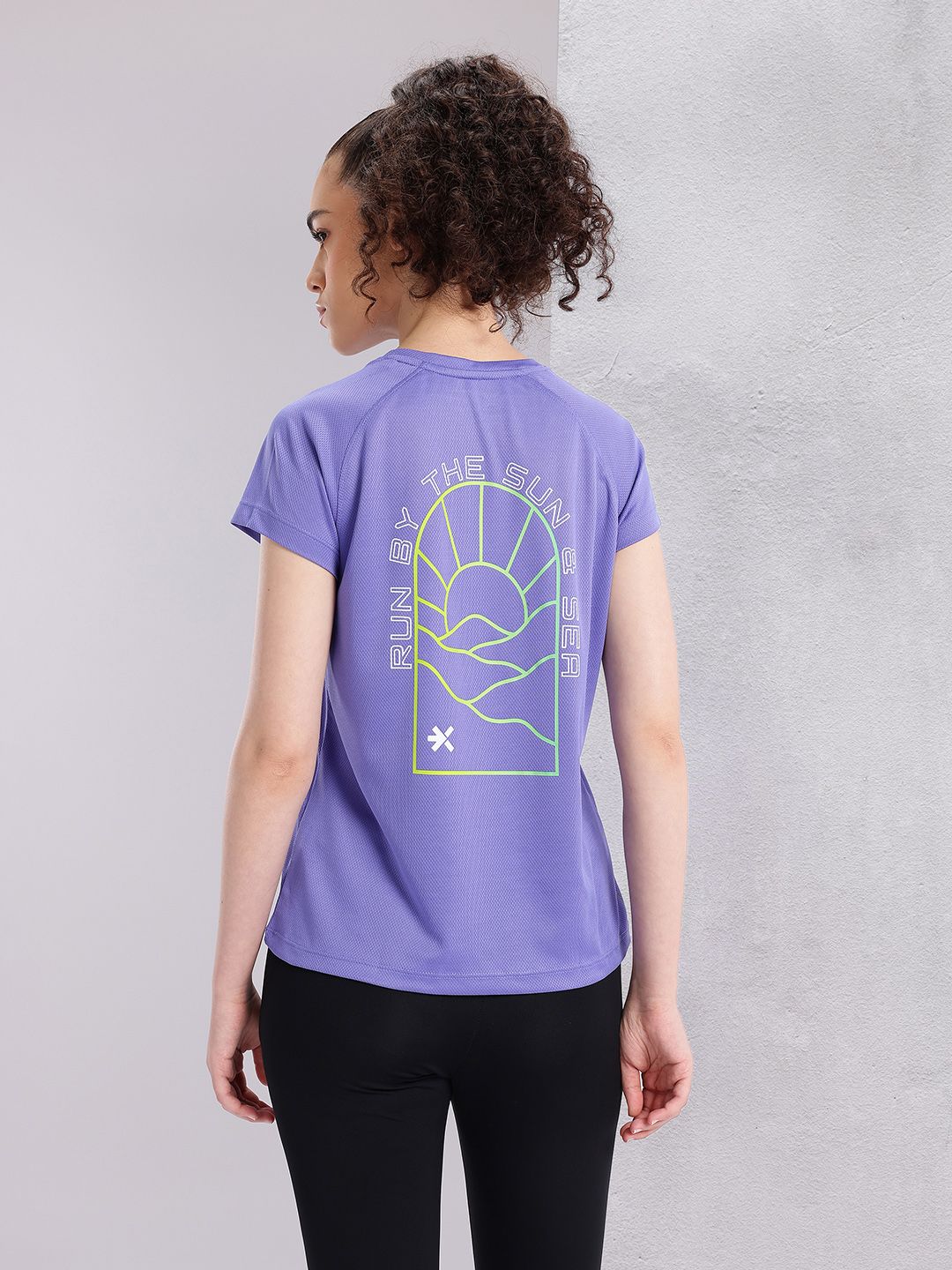 HRX by Hrithik Roshan Women Typography Printed Rapid-Dry Running T-shirt