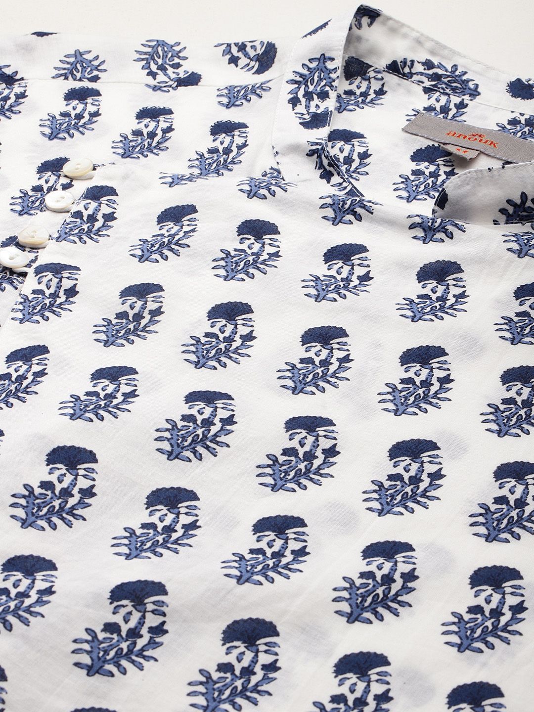 Anouk Men Floral Printed Regular Kurta with Trousers