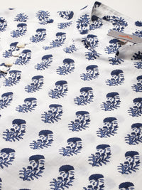 Anouk Men Floral Printed Regular Kurta with Trousers