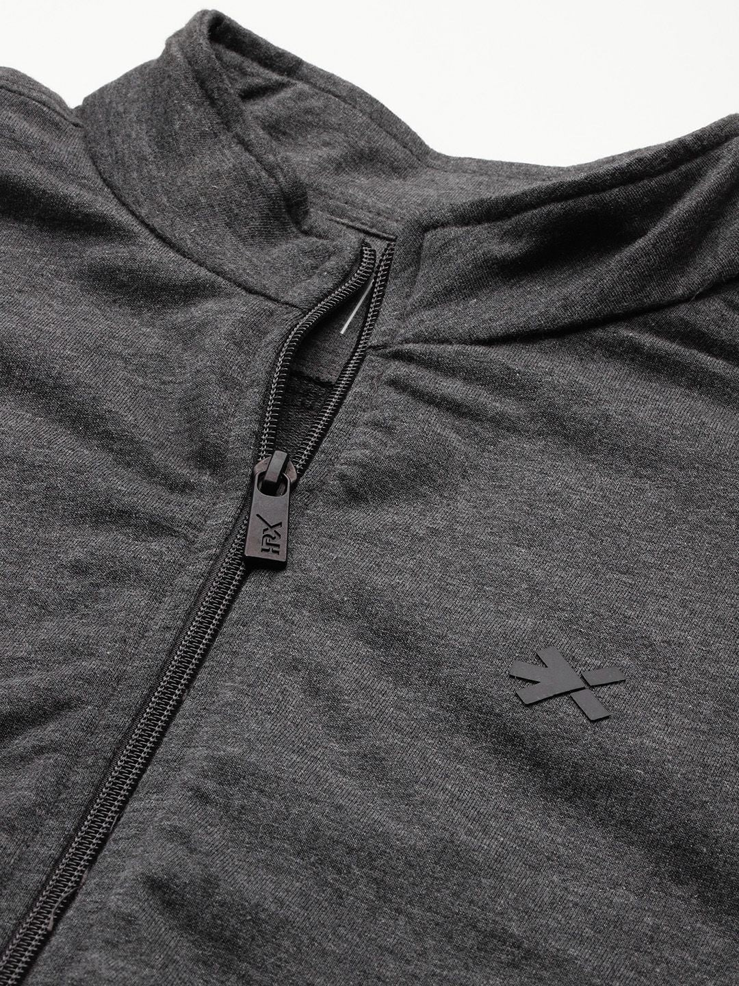 HRX by Hrithik Roshan Brand Logo Detail Lifestyle Zip-Up Tracksuit