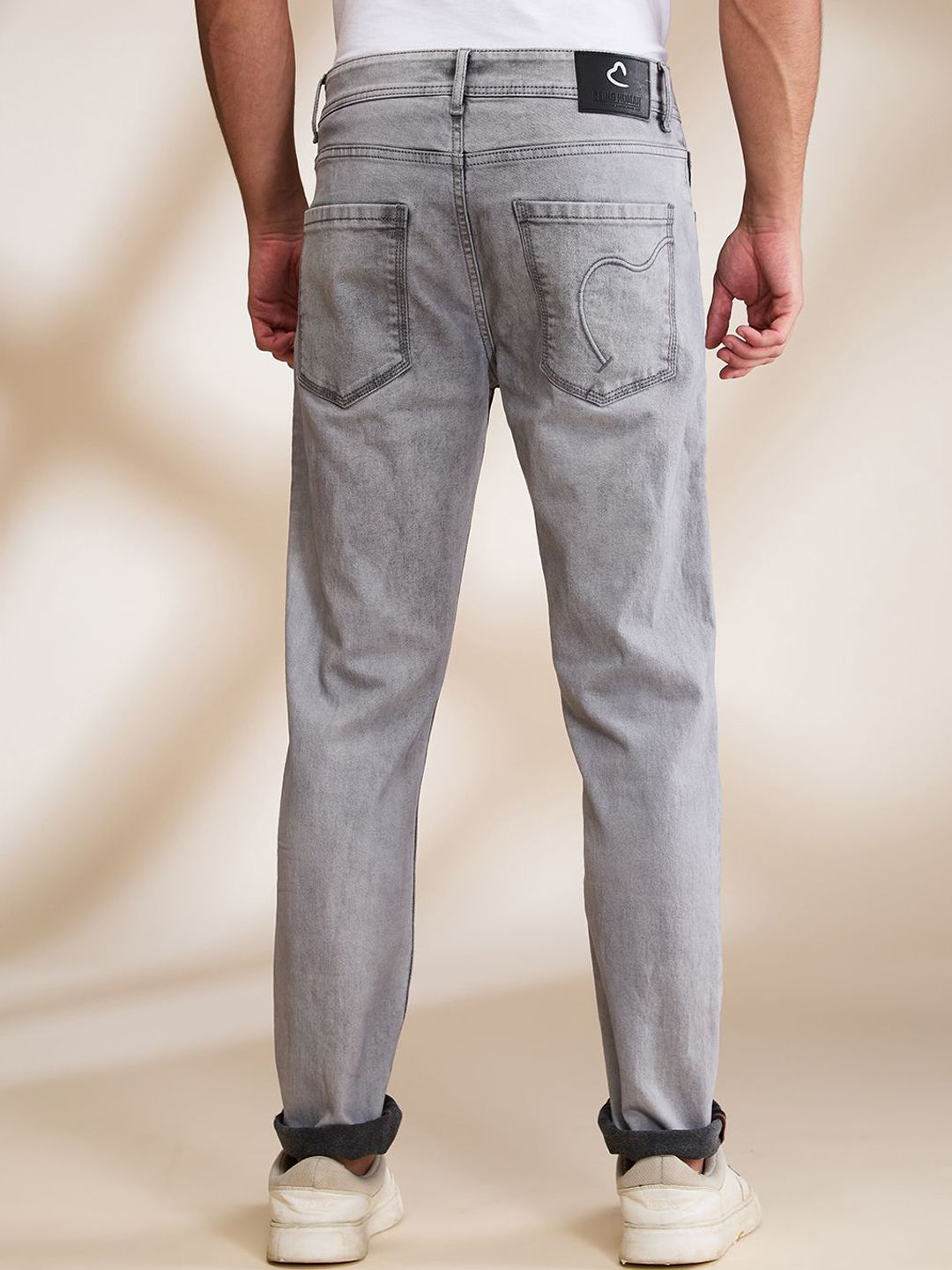 Being Human Men Solid Mid-Rise Slim Fit Jeans