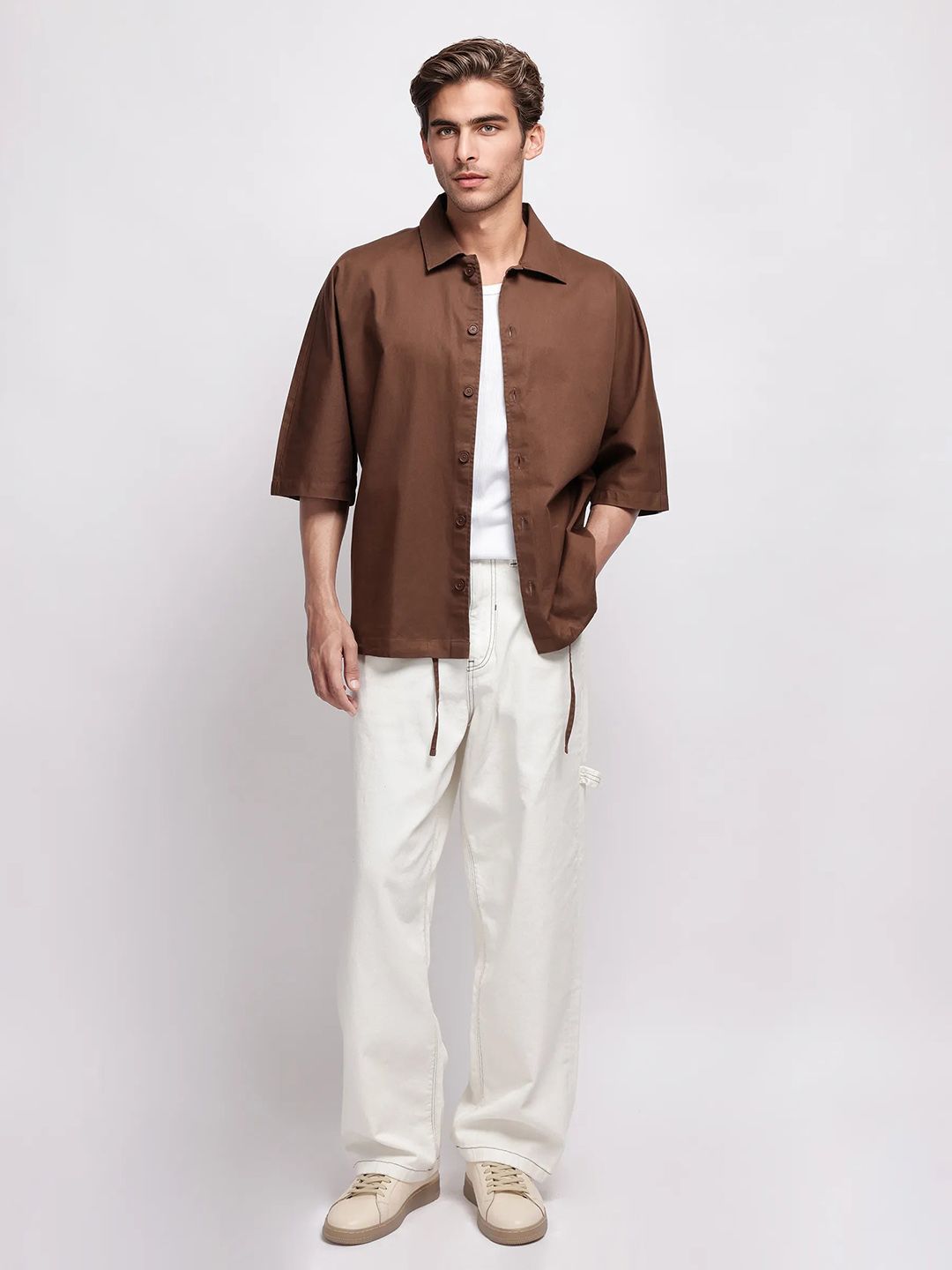 RARE RABBIT Men Comfort Opaque Casual Shirt