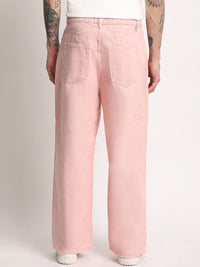 THE BEAR HOUSE Men Straight Fit Clean Look Pure Cotton Jeans