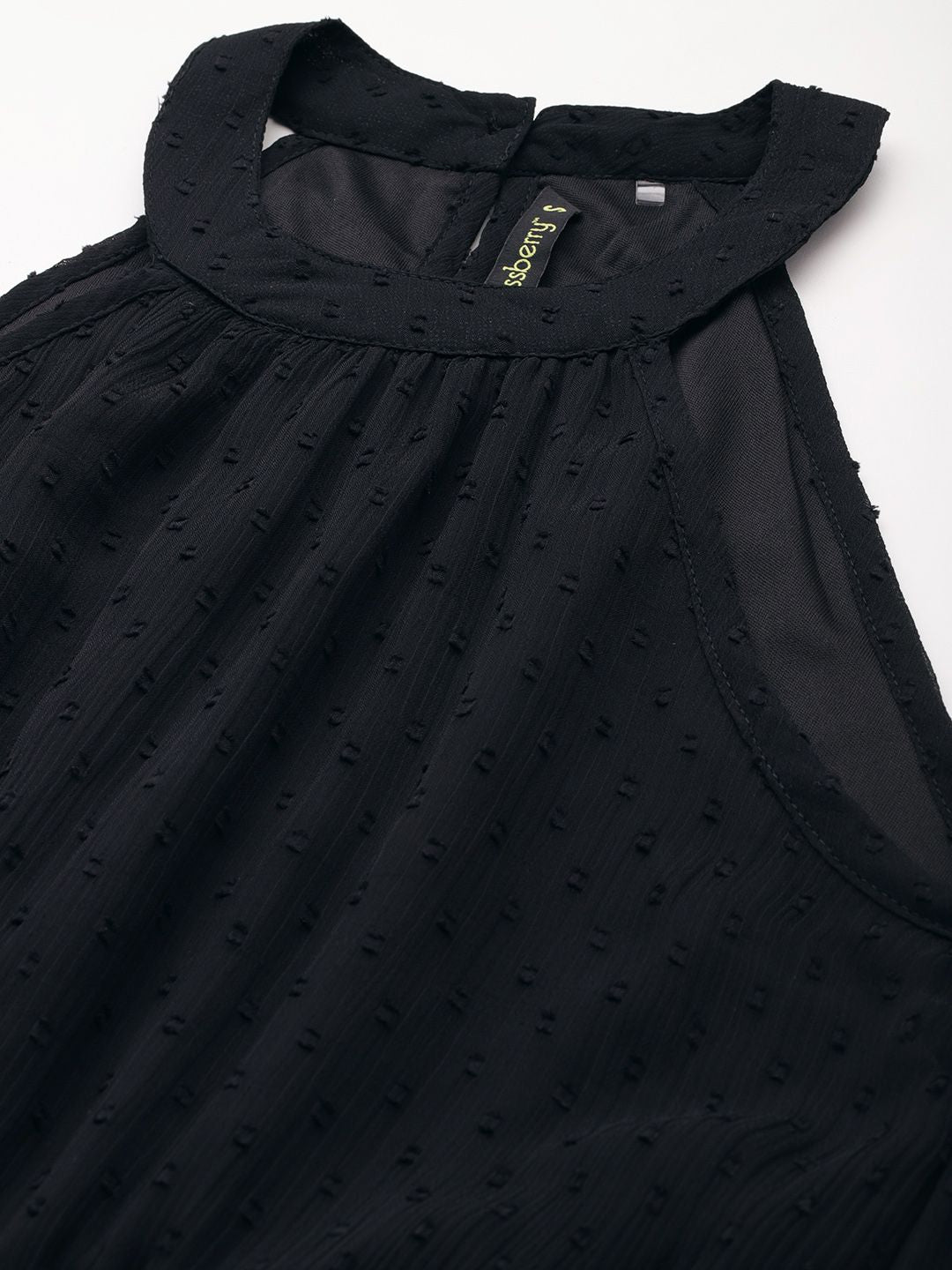 DressBerry Dobby A-Line Midi Dress