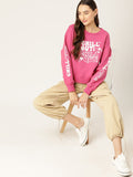 DressBerry Printed Drop-Shoulder Sweatshirt