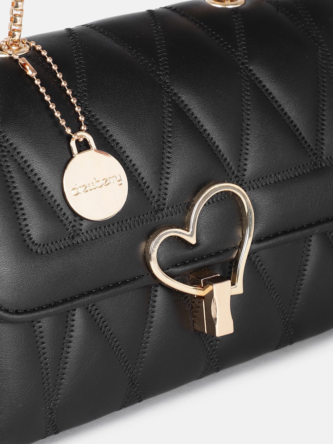 DressBerry Quilted Shoulder Bag