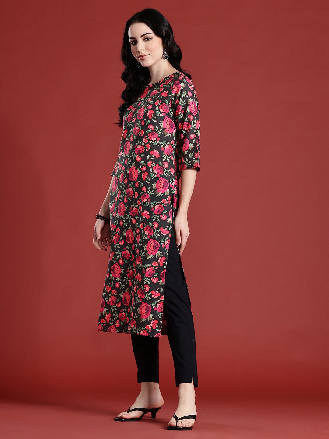 Anouk Women Floral Printed Kurta