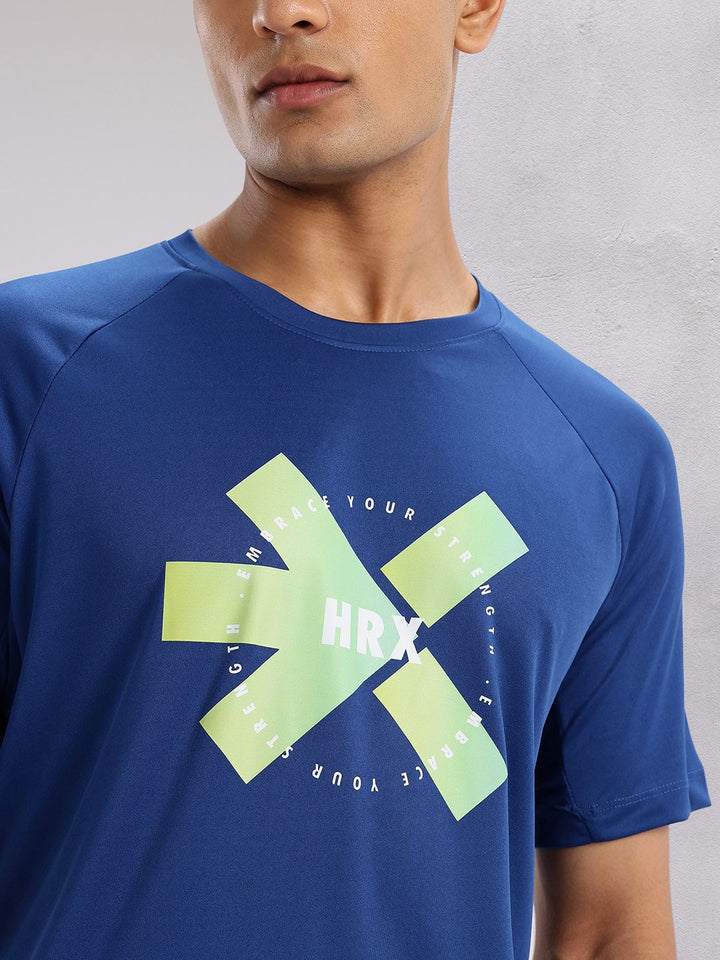 HRX by Hrithik Roshan Men Brand Logo Printed Training T-shirt