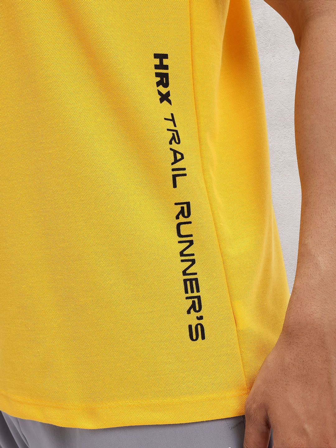HRX by Hrithik Roshan Placement Print Polo Collar Running T-shirt