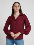 SPYKAR Classic Spread Collar Opaque Casual Shirt