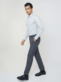 Raymond Pure Cotton Slim Fit Checked Formal Shirt