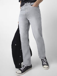 Urbano Fashion Men Straight Fit Heavy Washed Jeans Stretchable