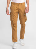 Being Human Men Slim Fit Cotton Cargos Trousers