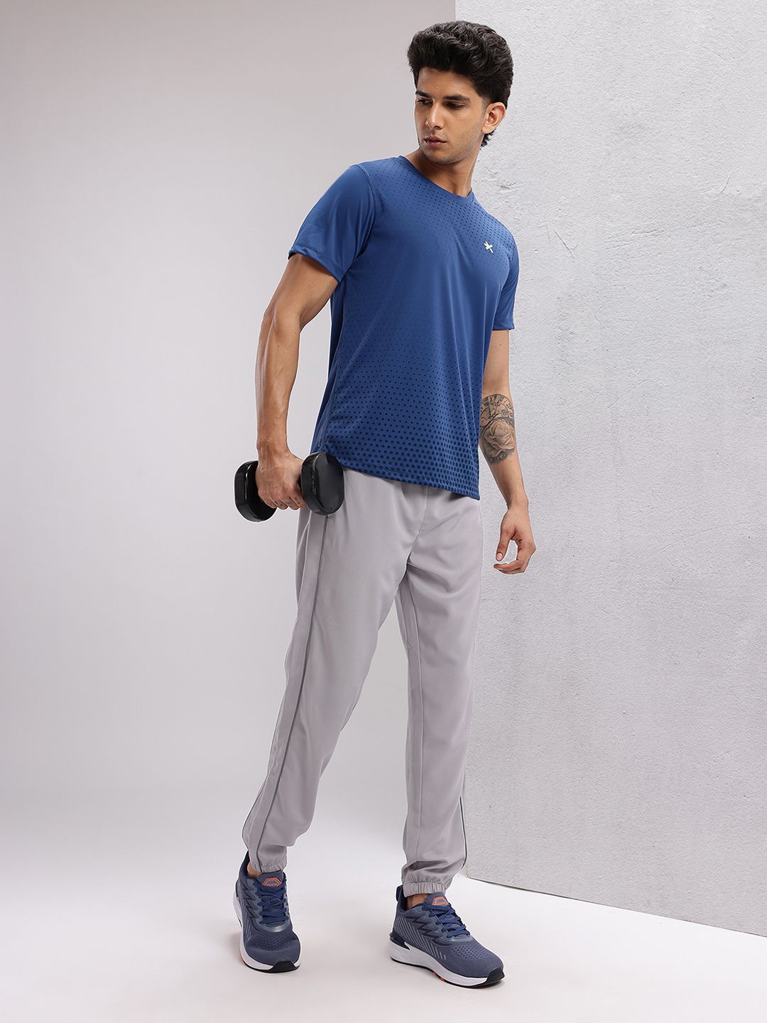 HRX by Hrithik Roshan Men Printed Rapid-Dry Training T-shirt