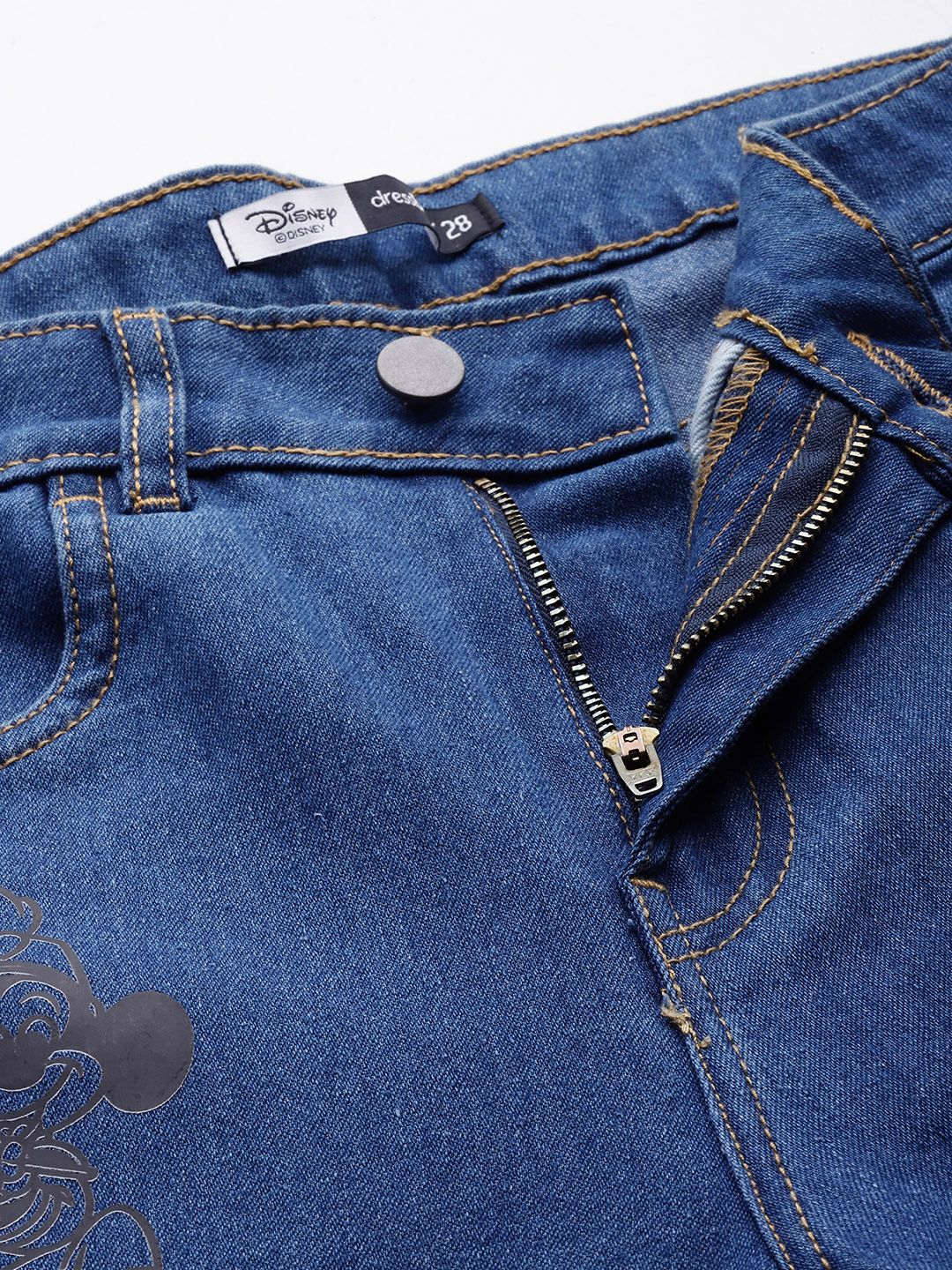 DressBerry Women Bootcut Printed Jeans