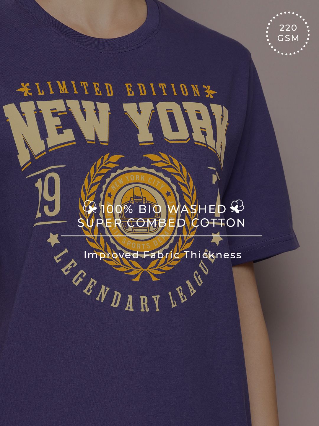 DILLINGER Women Graphic Printed Oversized T-shirt