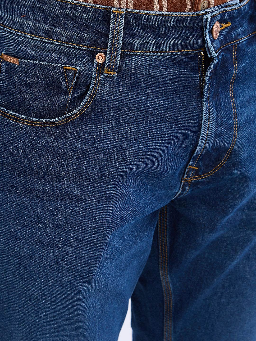 SPYKAR Men Mid Rise Clean Look Stretchable Jeans