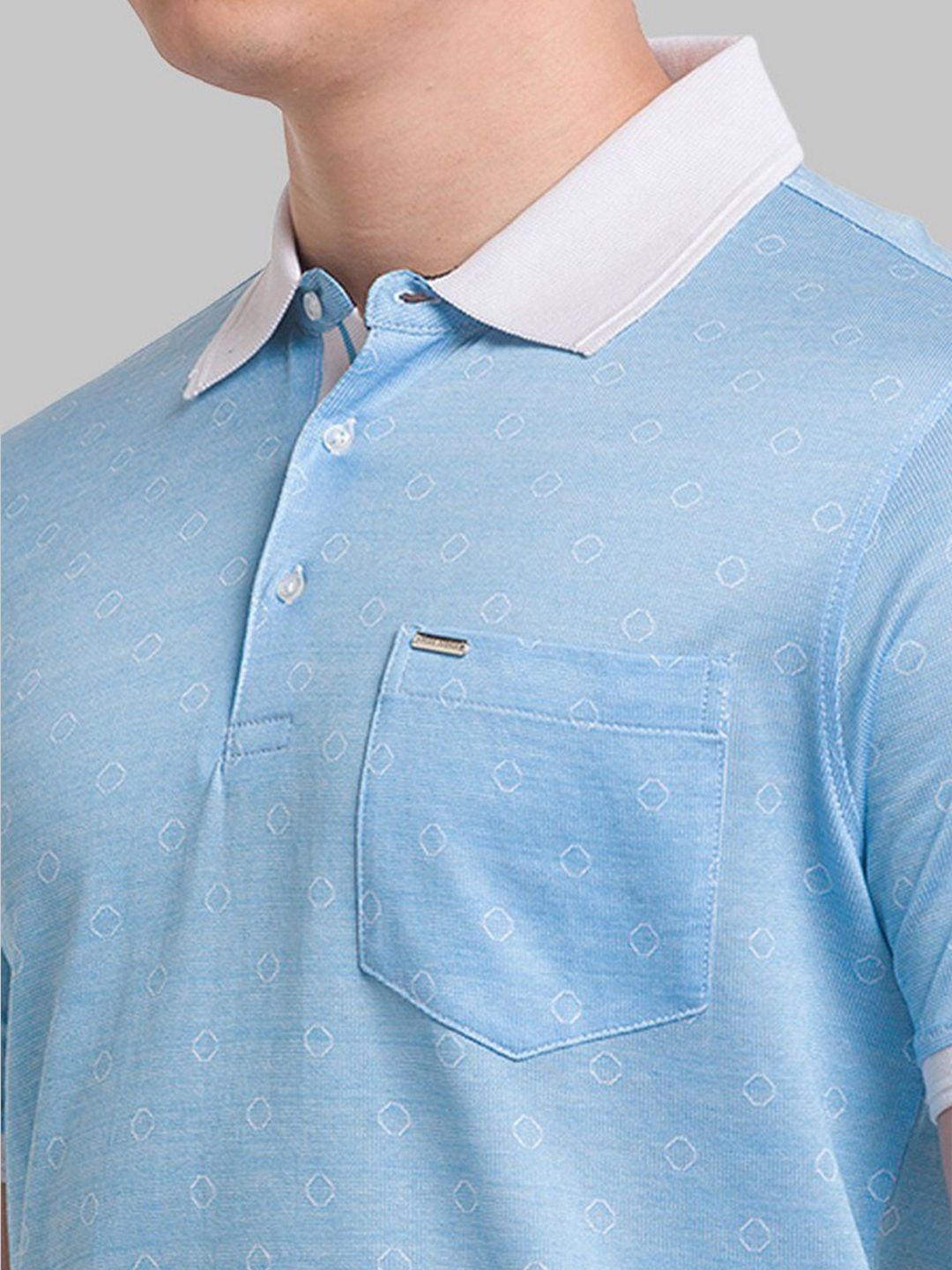 Park Avenue Men Polo Collar Organic Cotton T-shirt