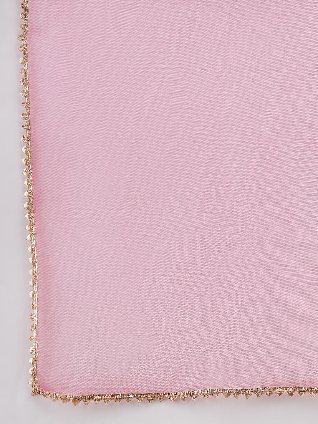 pspeaches Girls Regular Gotta Patti Velvet Kurta with Salwar & With Dupatta