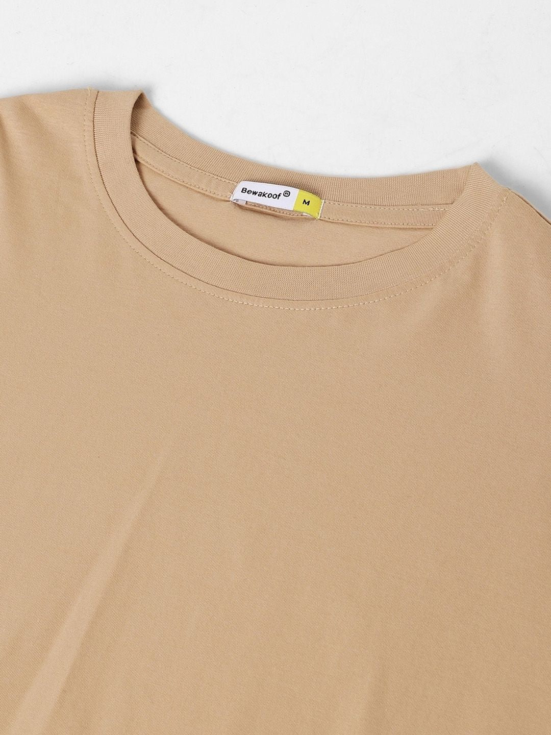 Bewakoof Cotton Solid Oversized T-shirt