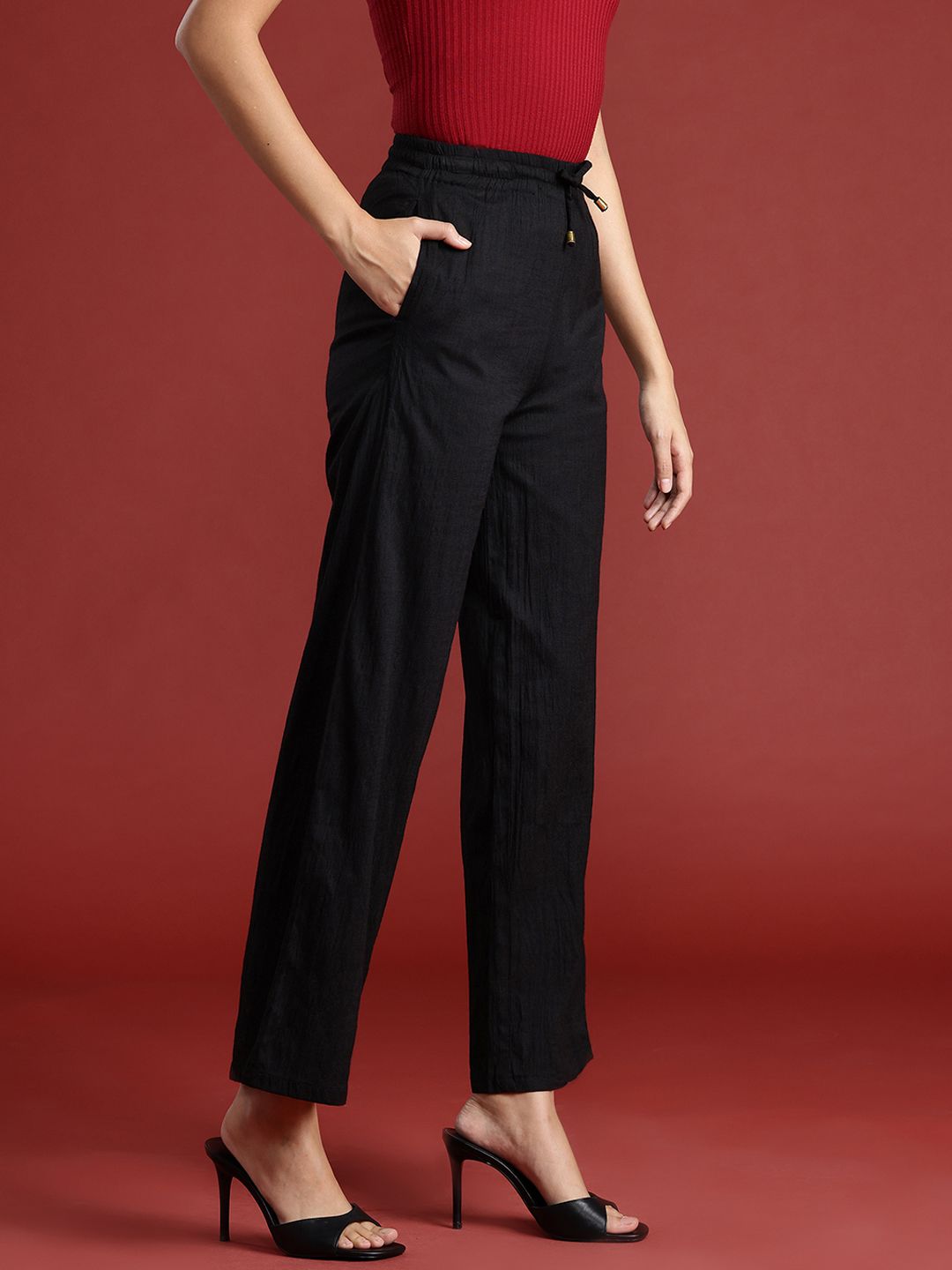 all about you Women High-Rise Trousers