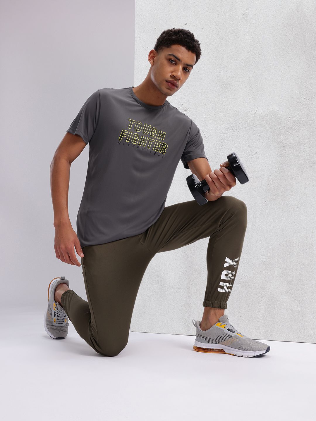 HRX by Hrithik Roshan Rapid-Dry Typography Print Training T-shirt