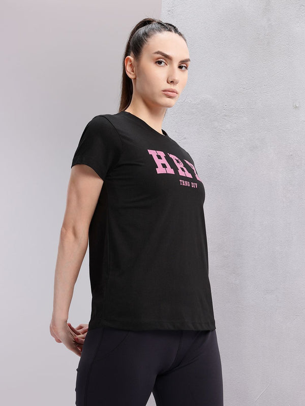 HRX by Hrithik Roshan Typography Print Training T-shirt