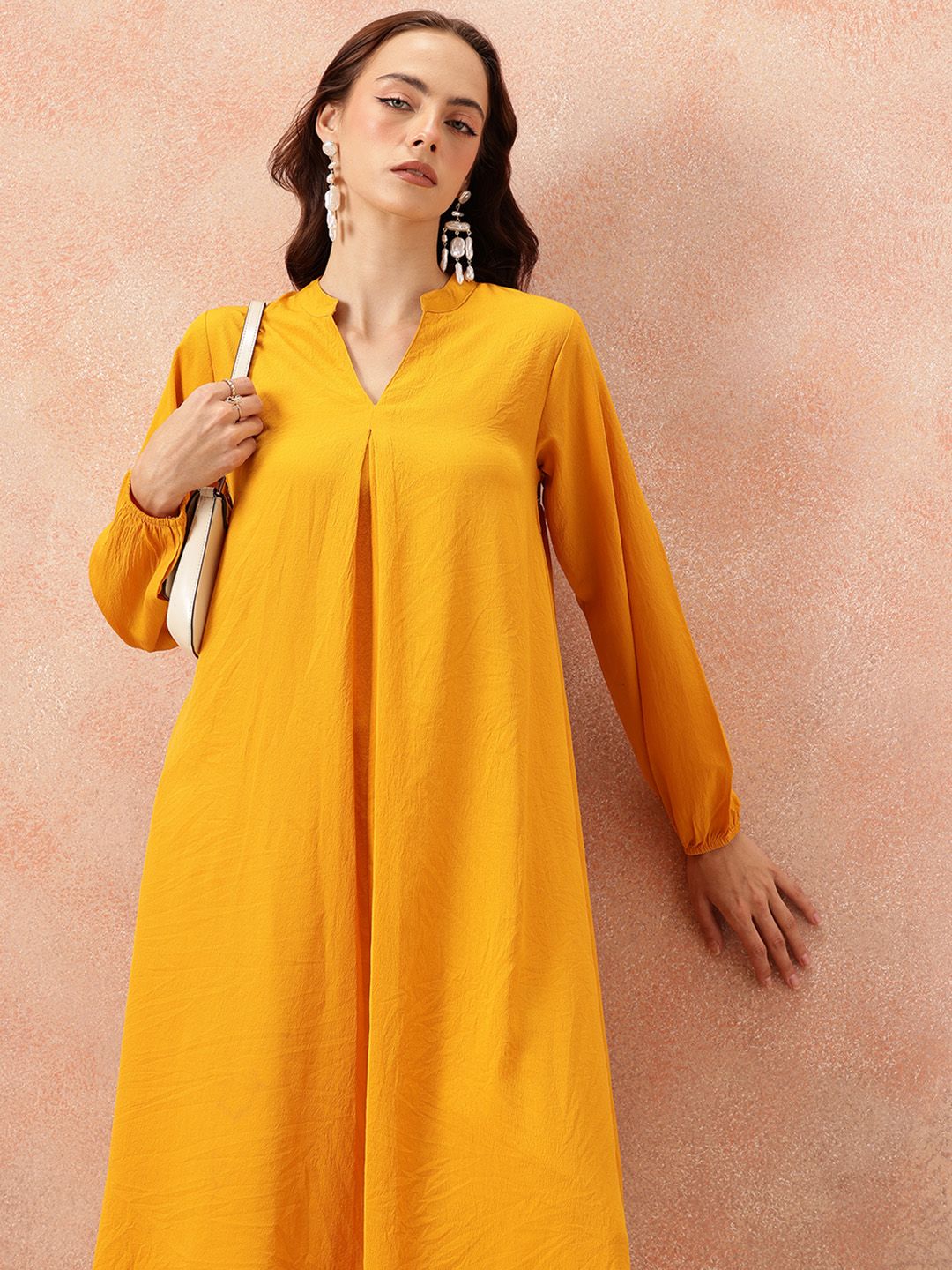 all about you Puff Sleeves Kurta & Trousers