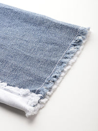 DressBerry Women Straight Fit Colourblocked Panaeled Straight Fit Stretchable Jeans