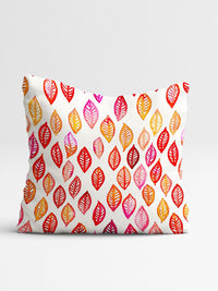 STITCHNEST Set Of 5 Red & Blue Floral Printed Square Cushion Covers