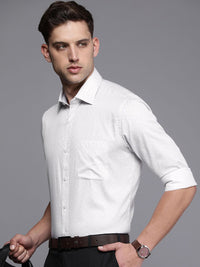 Raymond Slim Fit Floral Printed Pure Cotton Formal Shirt