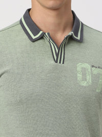 Being Human Men Polo Collar Solid T-shirt