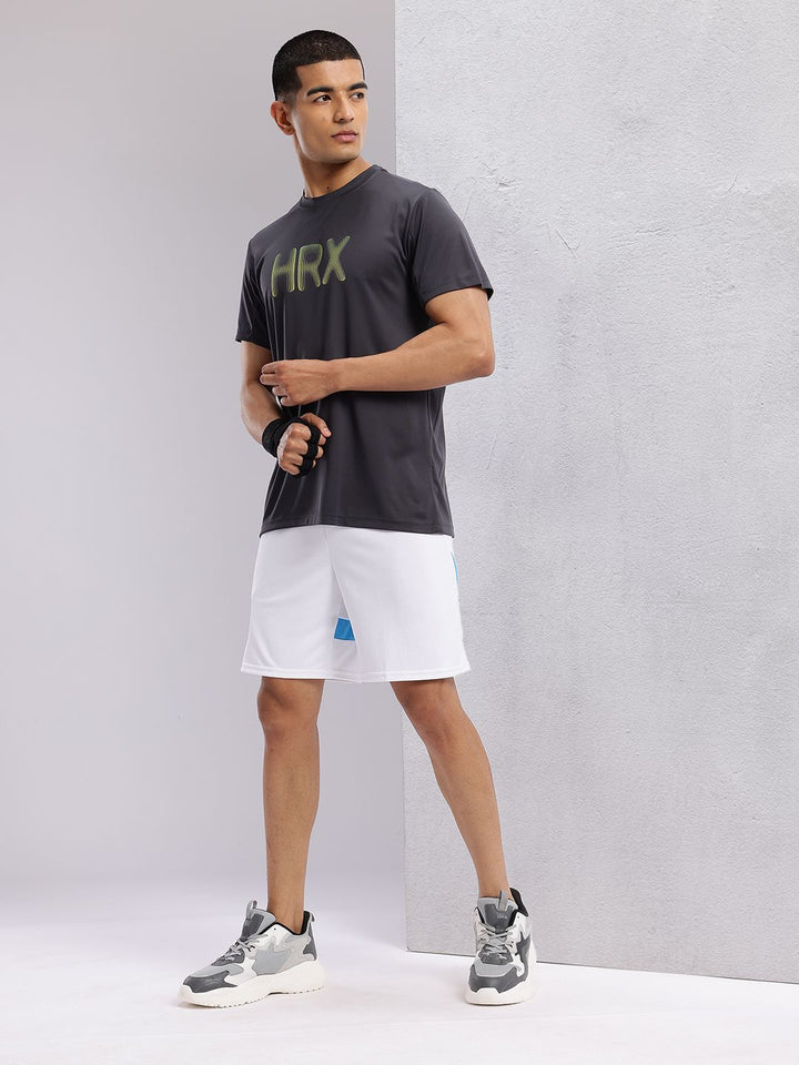 HRX by Hrithik Roshan Brand Logo Printed Rapid-Dry Training T-shirt