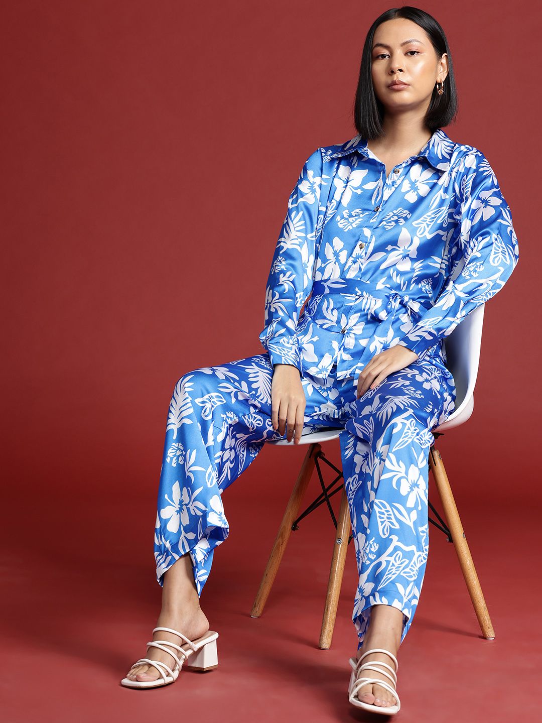 all about you Satin Finish Printed Co-Ords