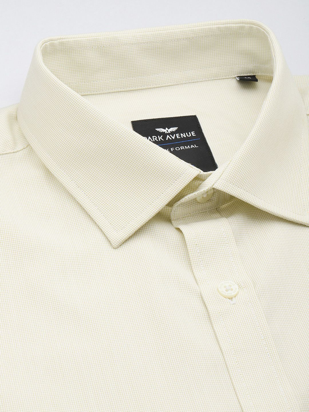 Park Avenue Slim Fit Textured Self Design Formal Shirt
