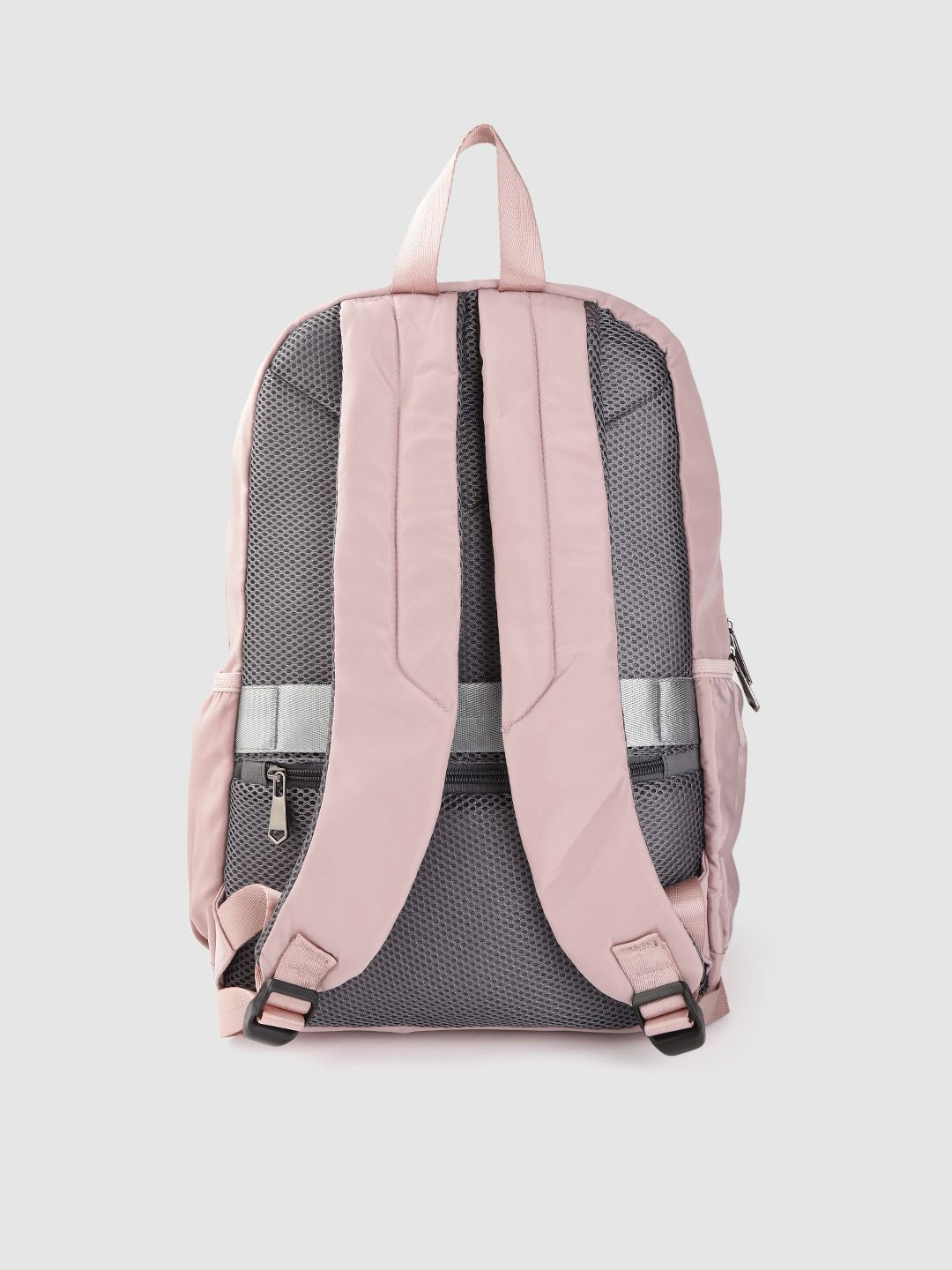 Lino Perros Women Dusty Pink Solid 13 Inch Laptop Backpack