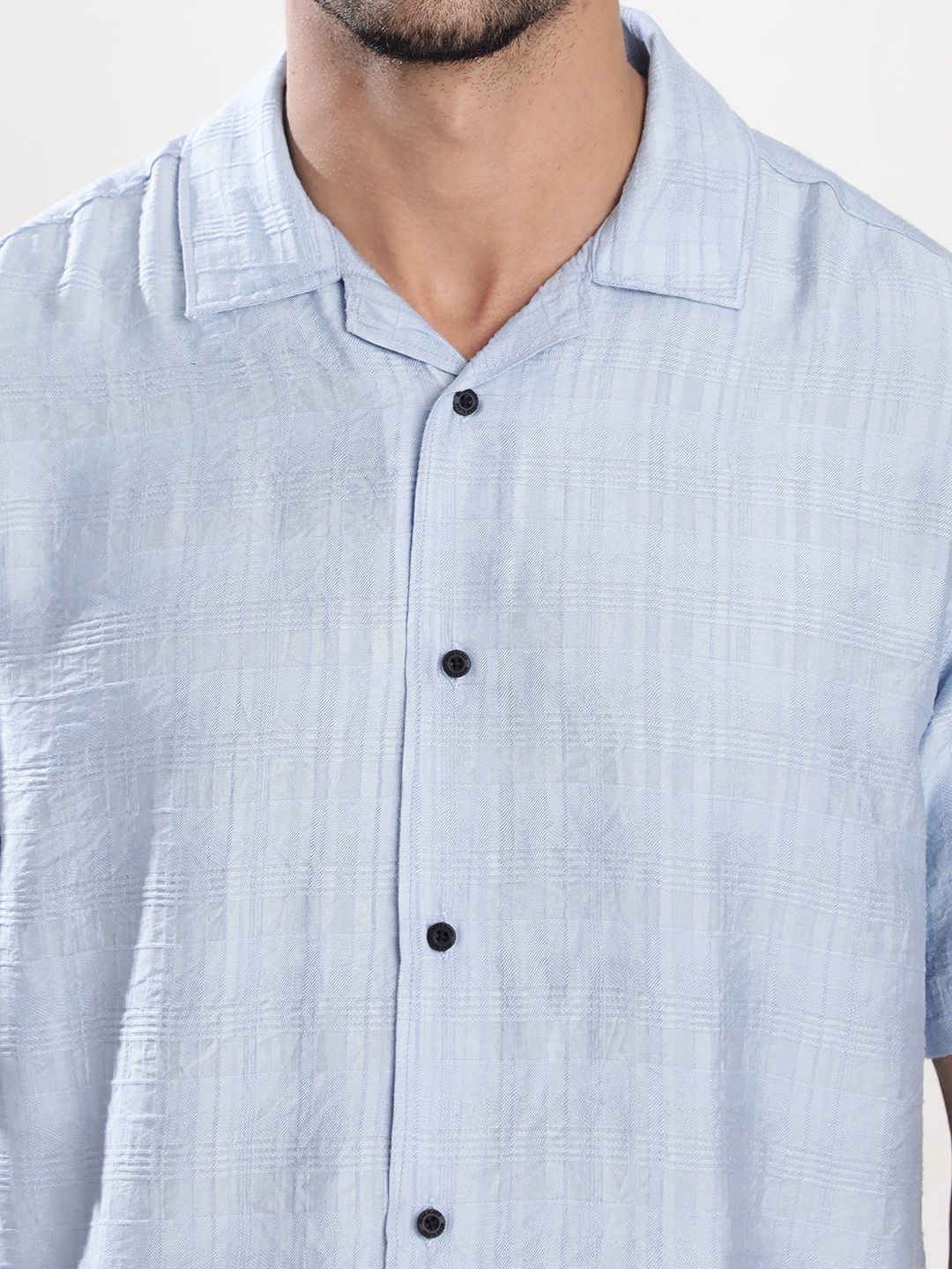 Bene Kleed Men Regular Fit Textured Casual Shirt