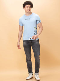 Being Human Men Typography Printed Applique T-shirt