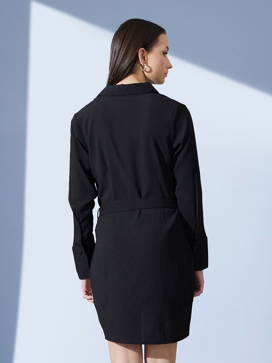 STREET 9 Crepe A-Line Mini Dress