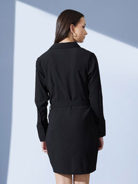 STREET 9 Crepe A-Line Mini Dress