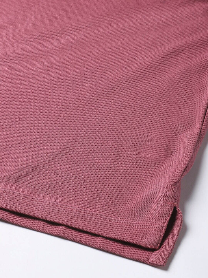 THE BEAR HOUSE Polo Collar Slim Fit Pure Cotton T-shirt