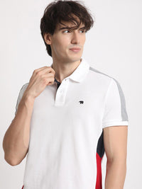 THE BEAR HOUSE Polo Collar Cotton Slim Fit T-shirt