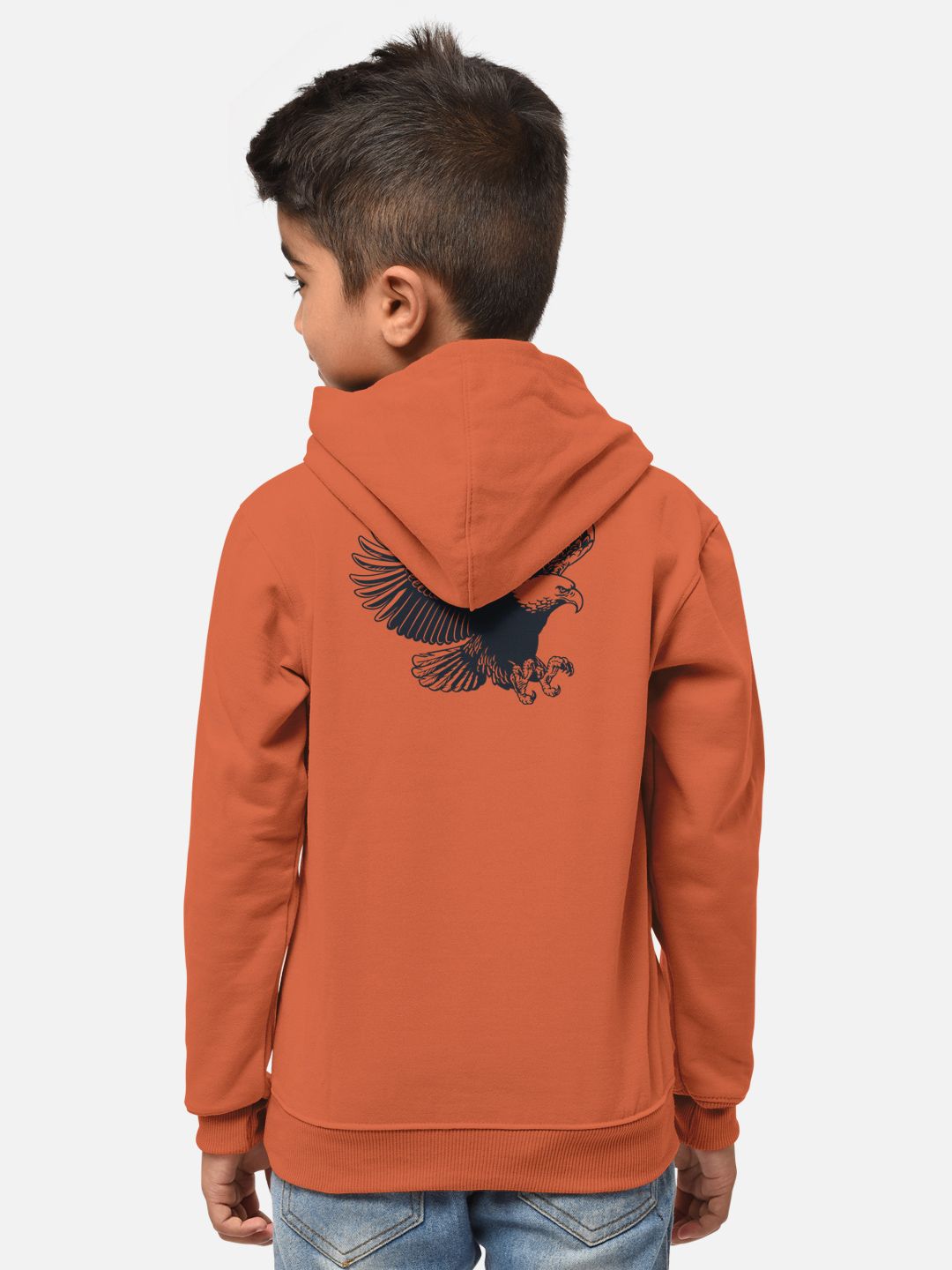 HELLCAT Boys Printed Hooded T-shirt With Jogger