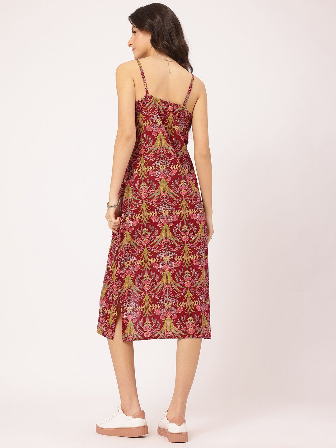 DressBerry Tropical Printed Cotton Cambric Dress