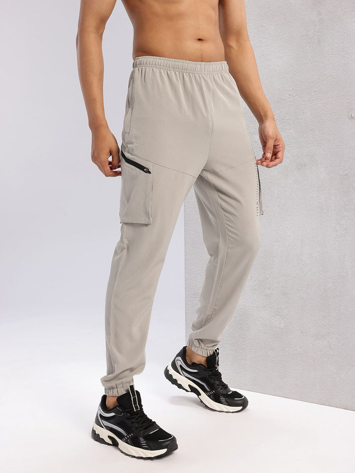 HRX by Hrithik Roshan Men Mid-Rise Rapid-Dry Training Cargo-Style Joggers
