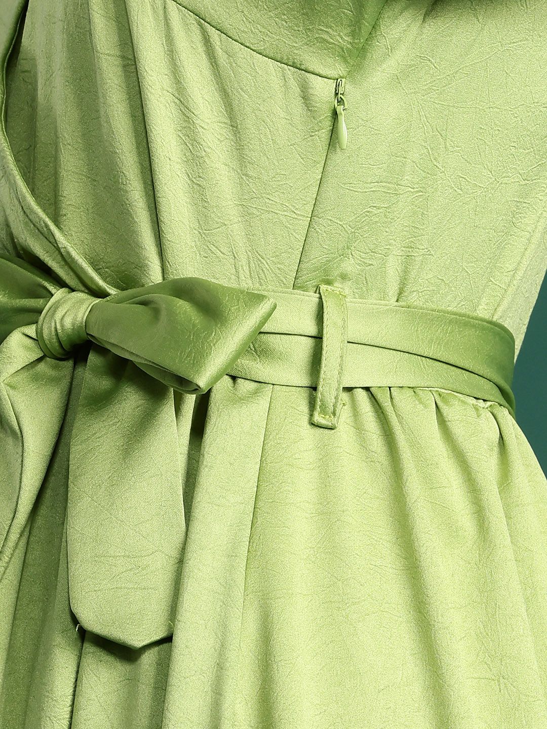 DressBerry Puff Sleeve Ruffled Maxi Dress