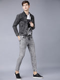 LOCOMOTIVE Men Grey Tapered Fit Jeans