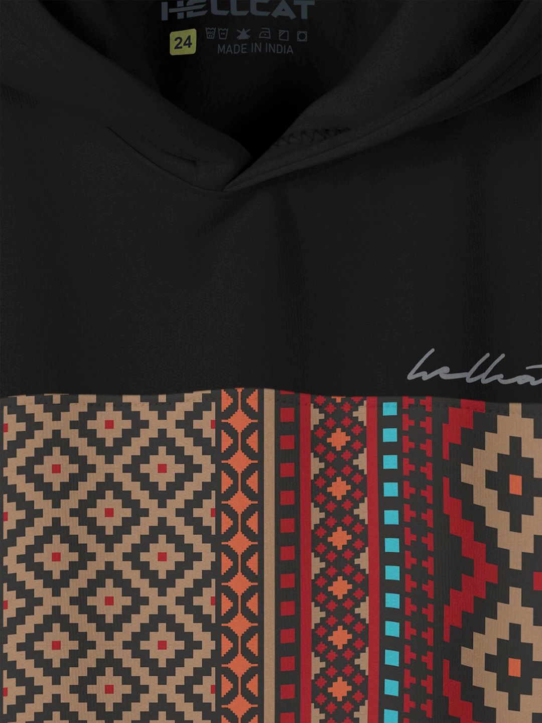 HELLCAT Boys Printed Hooded Sweatshirt With Joggers